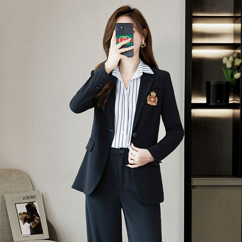 College style suit for women, autumn and winter student jk uniform, fashionable, fashionable suit, pleated skirt, two-piece set