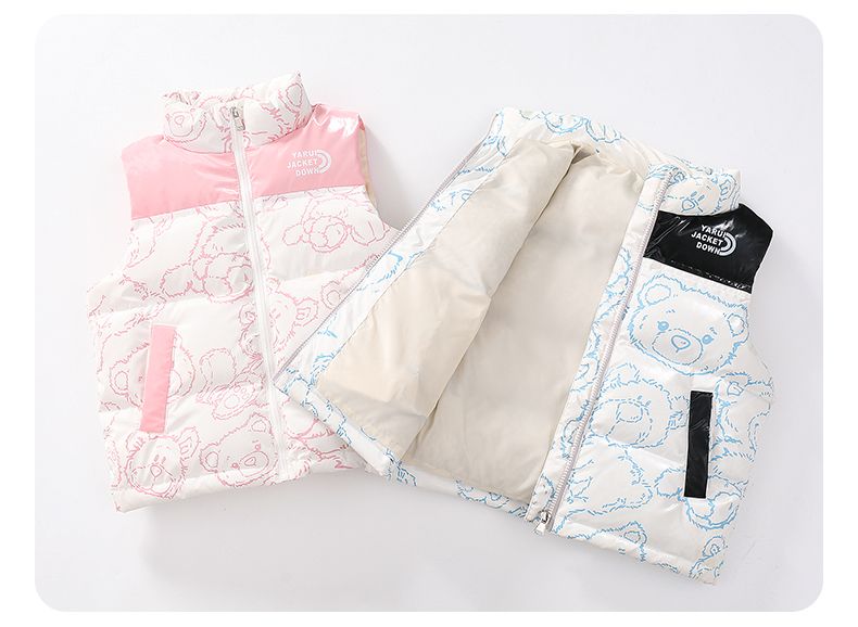 Minichoc High-End-Daunen für Kinder, No Wash 2024 Neue Herbst-Winter-Glanzweste für Jungen, Kinder und Mädchen_voghion.com