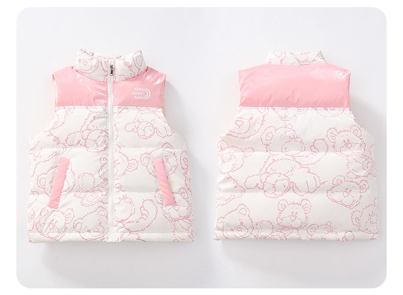 Minichoc High-End-Daunen für Kinder, No Wash 2024 Neue Herbst-Winter-Glanzweste für Jungen, Kinder und Mädchen_voghion.com