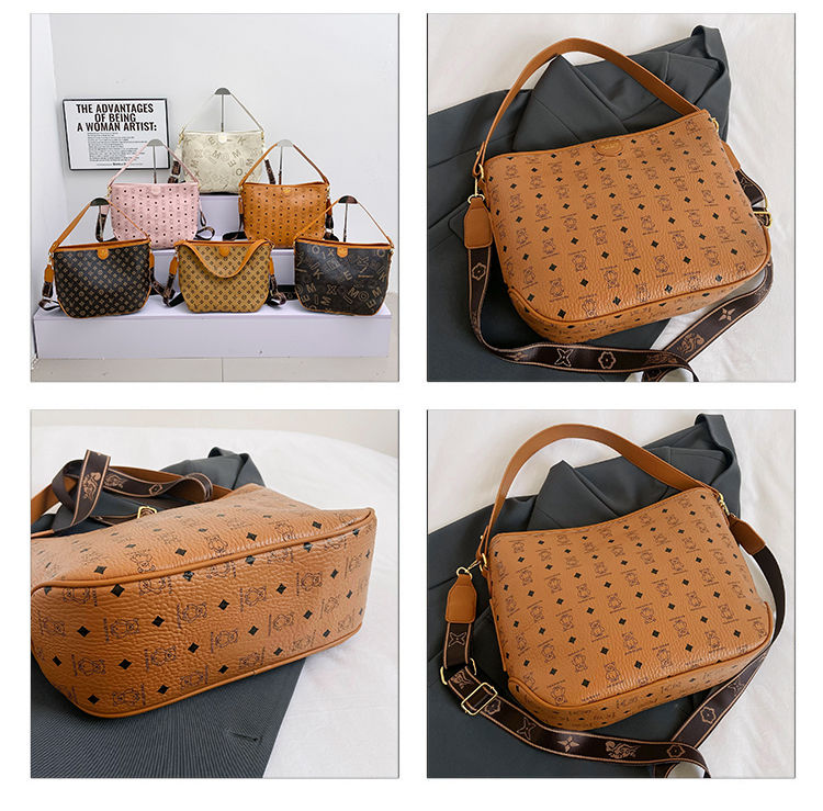 High quality shoulder straps with large capacity for women's bags 2023 Autumn/Winter New Tote Versatile One Shoulder_voghion.com