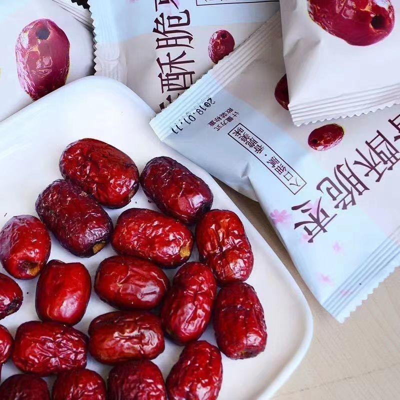 香酥脆枣无核酥脆红枣嘎嘣脆独立小包装新疆脆灰枣休闲小零食3