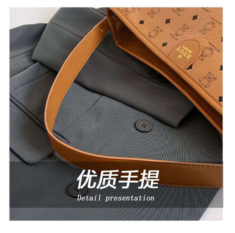 High quality shoulder straps with large capacity for women's bags 2023 Autumn/Winter New Tote Versatile One Shoulder_voghion.com