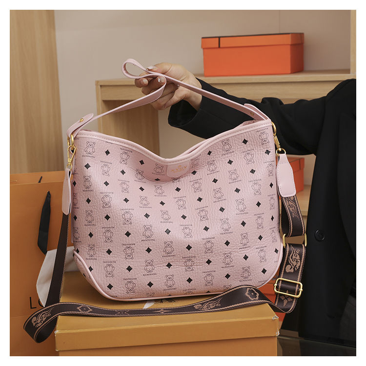 High quality shoulder straps with large capacity for women's bags 2023 Autumn/Winter New Tote Versatile One Shoulder_voghion.com