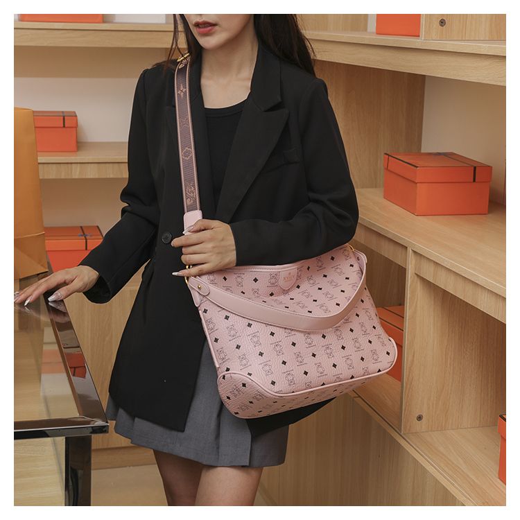 High quality shoulder straps with large capacity for women's bags 2023 Autumn/Winter New Tote Versatile One Shoulder_voghion.com