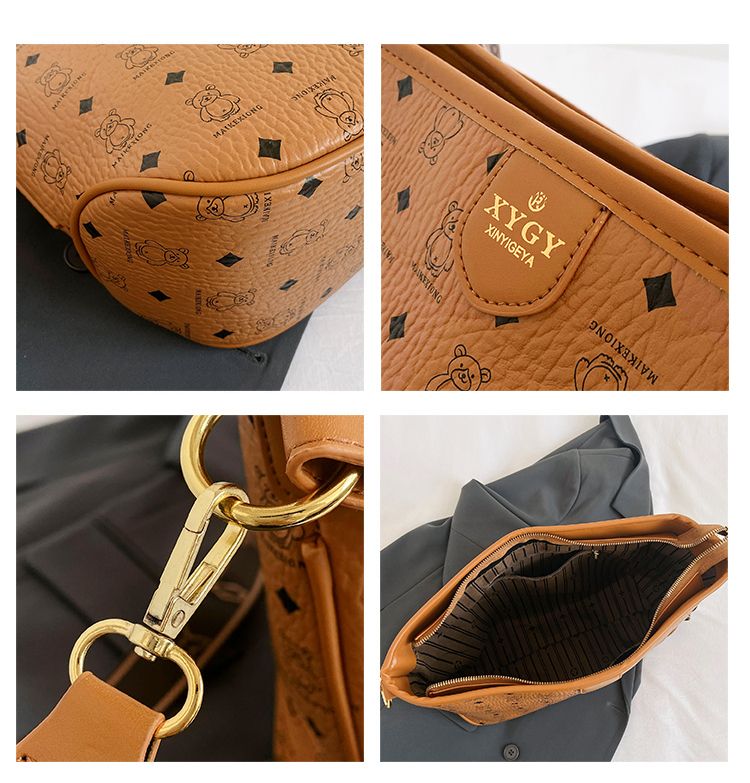 High quality shoulder straps with large capacity for women's bags 2023 Autumn/Winter New Tote Versatile One Shoulder_voghion.com