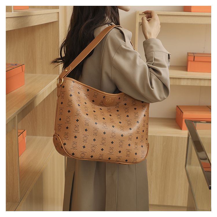 High quality shoulder straps with large capacity for women's bags 2023 Autumn/Winter New Tote Versatile One Shoulder_voghion.com
