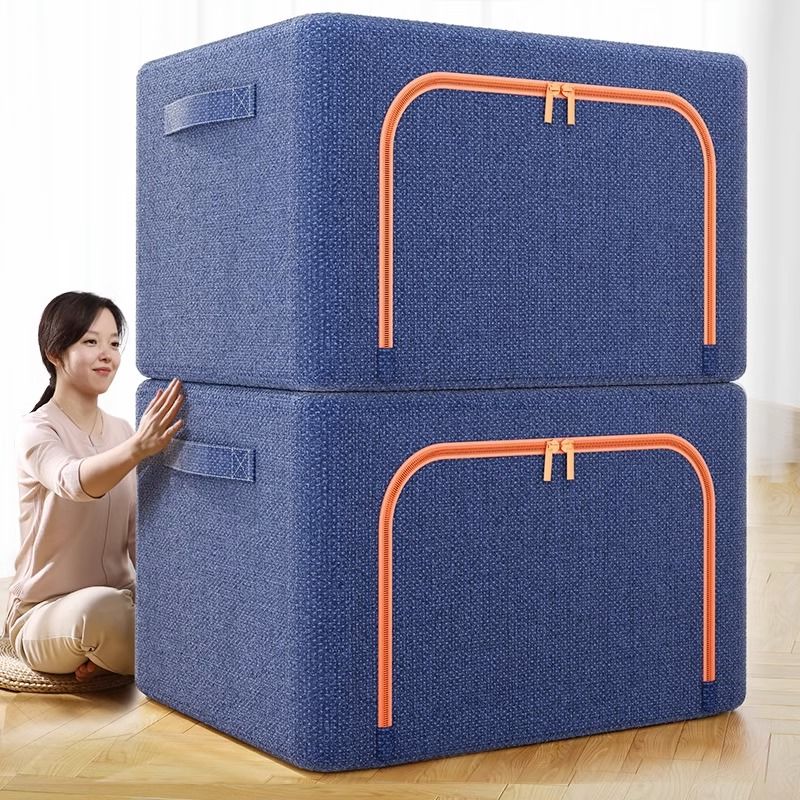 衣服收纳箱家用大容量衣柜衣物整理盒被子折叠布艺袋子储物筐神器