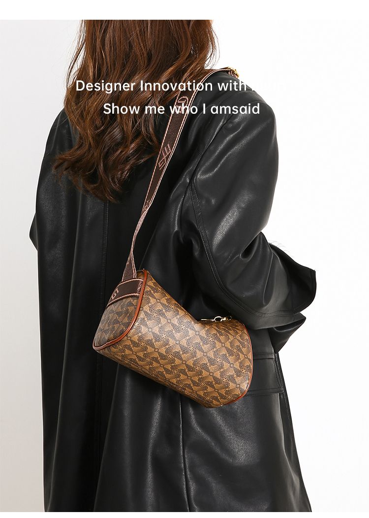 Geantă de umăr crossbody pentru femei, geantă de toamnă nouă, geantă mare, impermeabilă, cu imprimeu de înaltă frumusețe, geantă de pernă 3D versatilă_voghion.com
