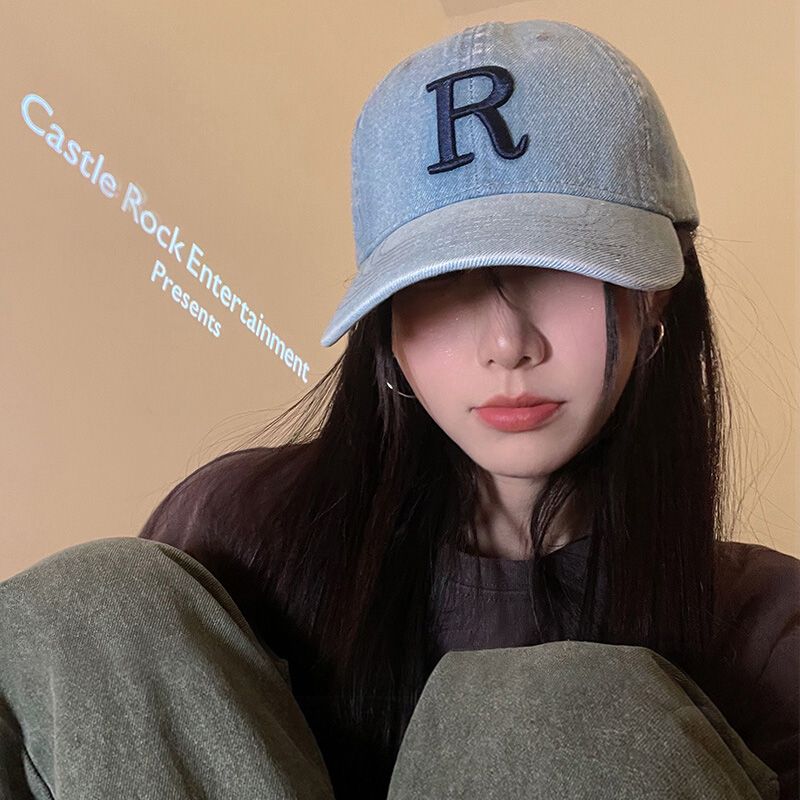 棒球帽子女美式街頭加寬彎檐顯臉小韓版百搭學生情侶牛仔鴨舌帽男