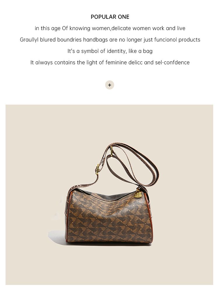 Geantă de umăr crossbody pentru femei, geantă de toamnă nouă, geantă mare, impermeabilă, cu imprimeu de înaltă frumusețe, geantă de pernă 3D versatilă_voghion.com