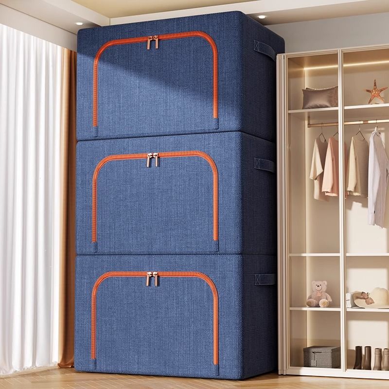衣服收纳箱家用大容量衣柜衣物整理盒被子折叠布艺袋子储物筐神器