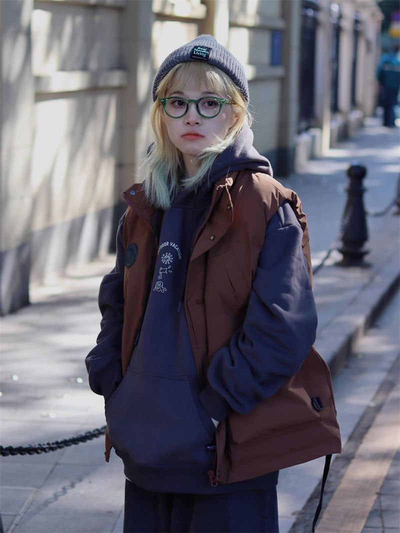 2023年戶外羽絨棉服男女馬甲男冬季無袖背心外套大碼厚保暖坎肩潮