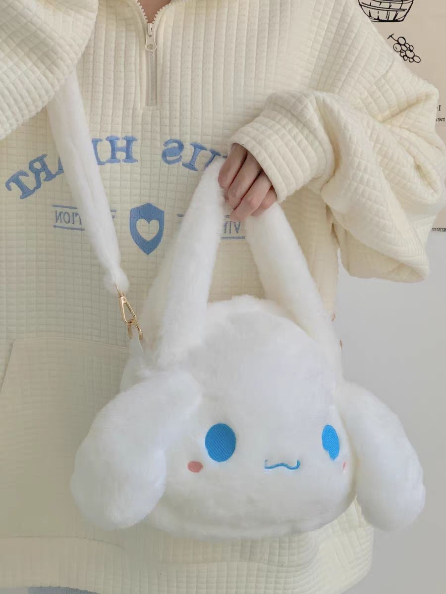 日系可愛萌軟妹卡通玩偶手提包高顏值百搭小清新JK少女學生斜挎包
