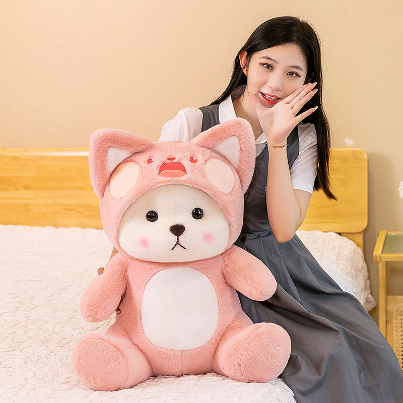 Internet celebrity Dudu cat doll cute little bear doll sleeping pillow plush toy girl birthday gift for girls