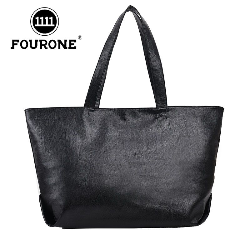 FOUR ONE Große Kapazität Damen Vielseitige Neue Einfache Schultertasche Lässige Textur Klassenzimmer Pendler Einkaufstasche_voghion.com