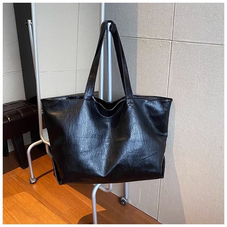 FOUR ONE Große Kapazität Damen Vielseitige Neue Einfache Schultertasche Lässige Textur Klassenzimmer Pendler Einkaufstasche_voghion.com