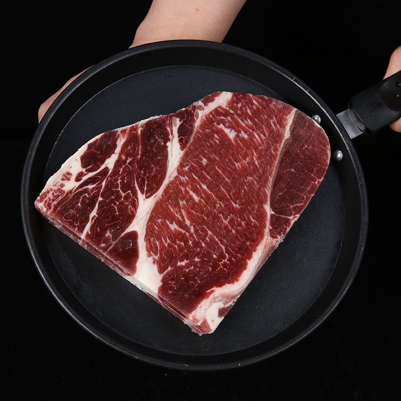 【6斤/包】手工原切雪花牛排厚切牛肉新鲜牛扒商用家庭西餐食材
