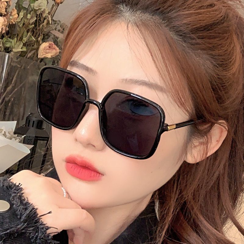 Internet celebrity large-frame sunglasses for women, fashionable and small-faced sunglasses for men with big faces, slimming and high-end sun protection and UV protection