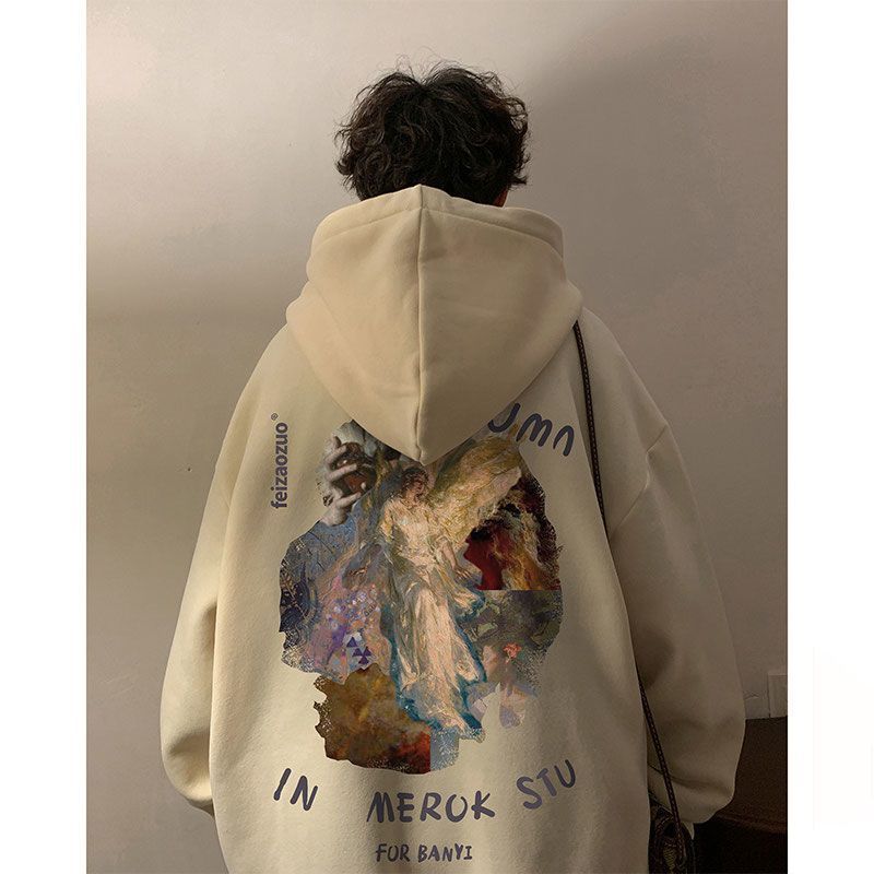 sweater men's 2023 new spring and autumn version American loose China-Chic fashion brand coat clothes_voghion.com