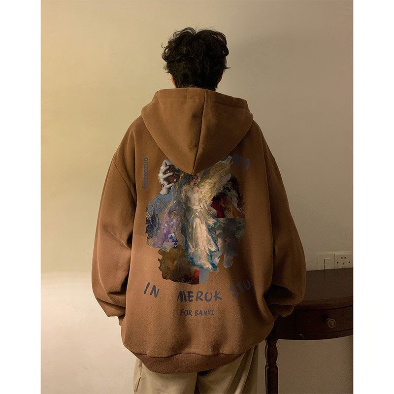 sweater men's 2023 new spring and autumn version American loose China-Chic fashion brand coat clothes_voghion.com