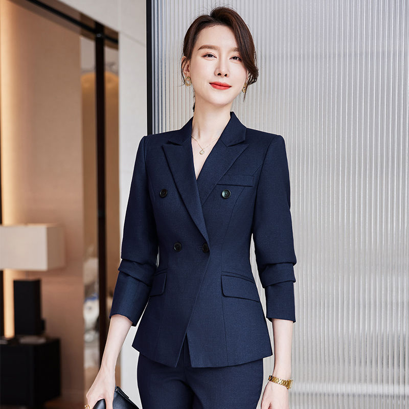 High-end professional suit for women 2023 new autumn and winter high-end commuting business formal temperament work suit