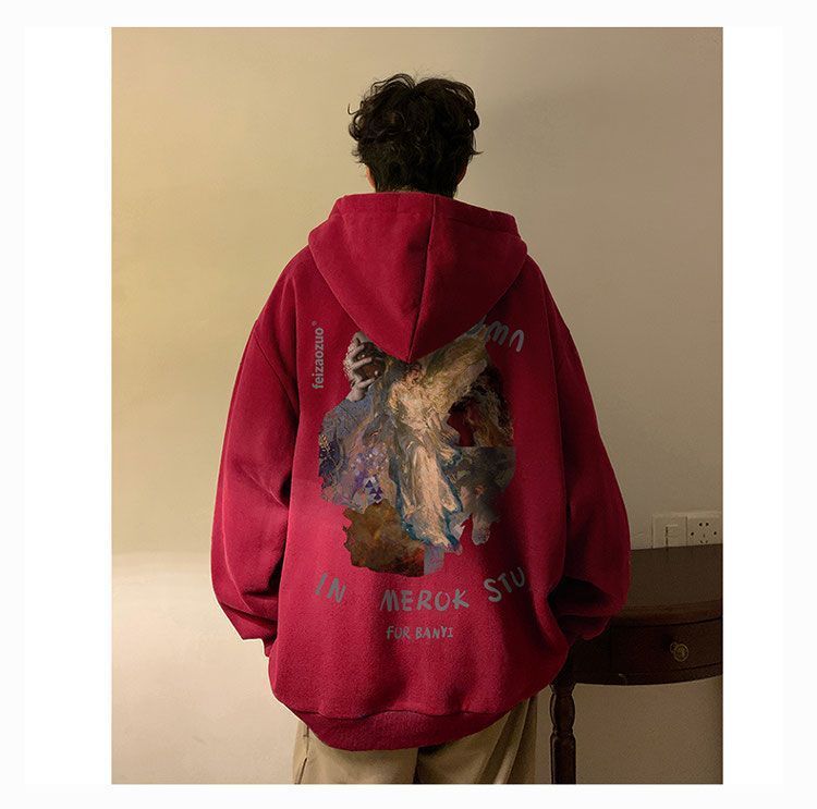 Men's Hoodie Autumn Style Loose Fit Casual Fashion Pullover_voghion.com