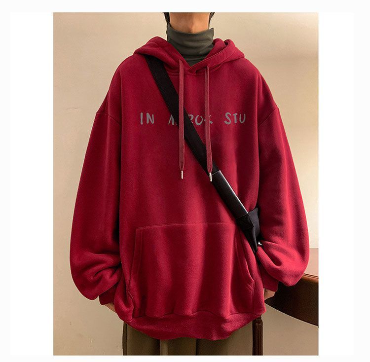 Men's Hoodie Autumn Style Loose Fit Casual Fashion Pullover_voghion.com
