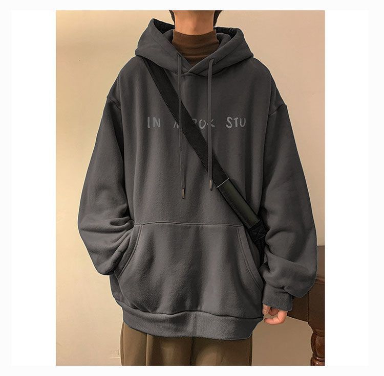 Men's Hoodie Autumn Style Loose Fit Casual Fashion Pullover_voghion.com