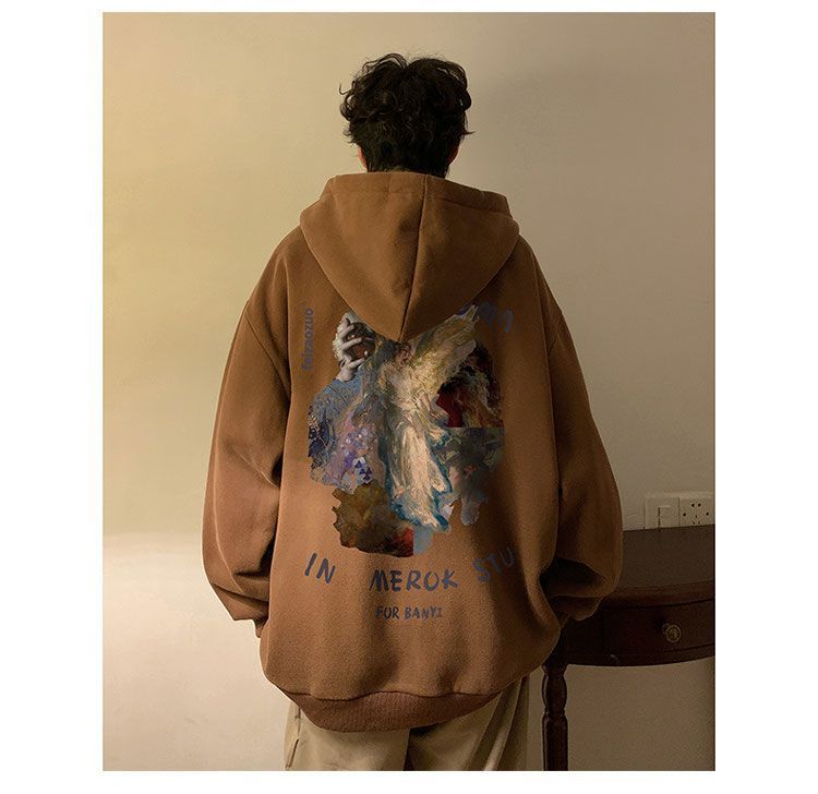 Men's Hoodie Autumn Style Loose Fit Casual Fashion Pullover_voghion.com