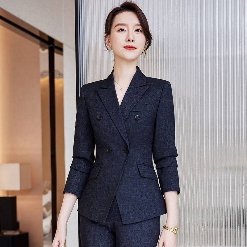 High-end professional suit for women 2023 new autumn and winter high-end commuting business formal temperament work suit