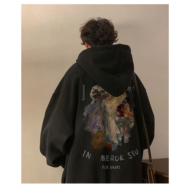 Men's Hoodie Autumn Style Loose Fit Casual Fashion Pullover_voghion.com