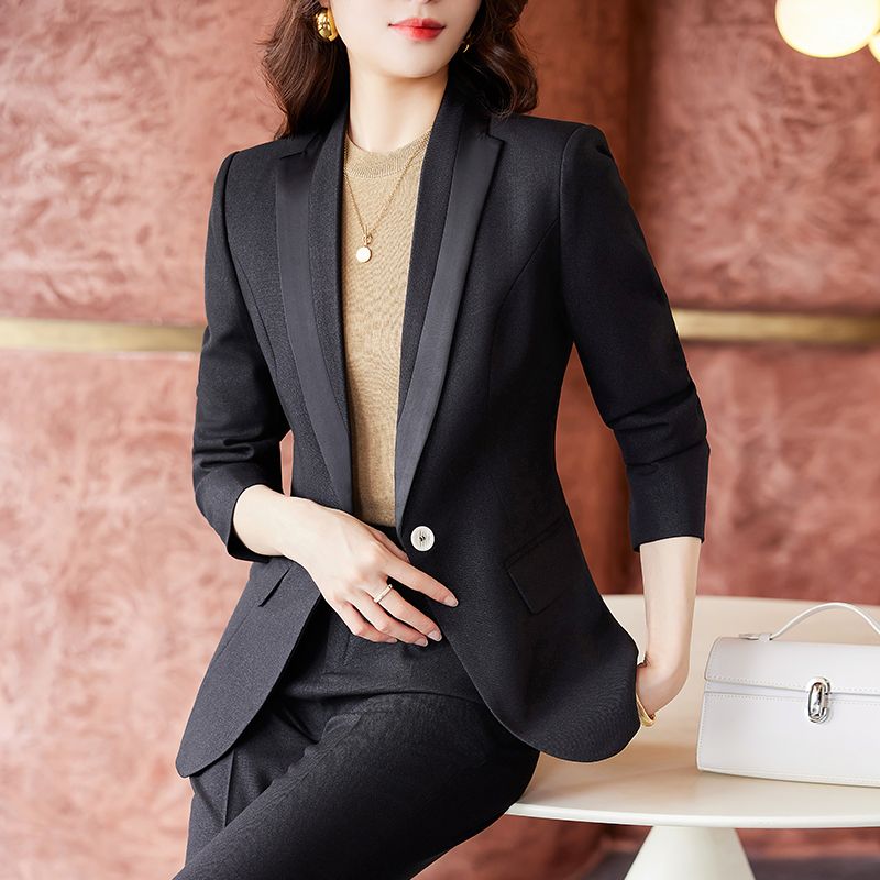 High-end suit suit for women in autumn, new temperament, goddess style, slim formal wear, professional suit jacket, work clothes