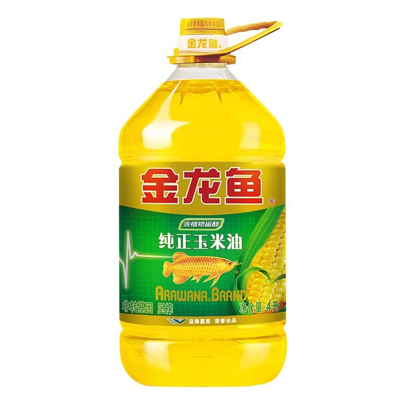 金龙鱼纯正玉米油4L-非转