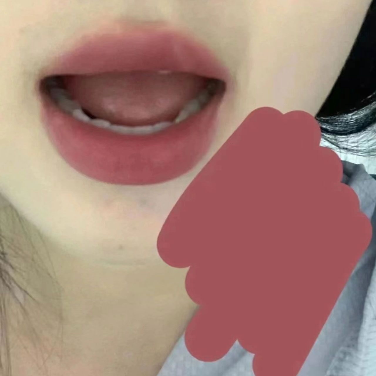 素顏的救命色!冰雪淇零啞光唇釉高顏值橄欖皮學生女高糖果口紅液