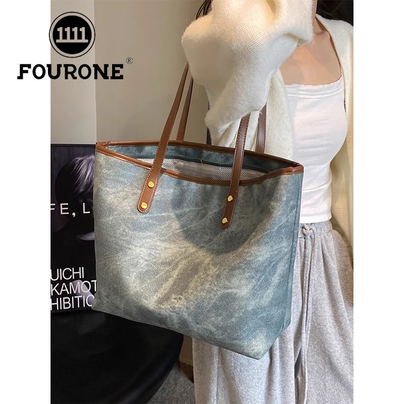 Large-capacity bag for women, versatile new fashion shoulder bag, casual and simple class commuting tote bag