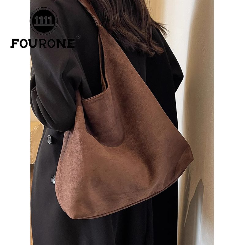 Retro Casual Armpit Large Capacity Tote Bag Women's New Fashion Versatile Tote Bag Shoulder Bag