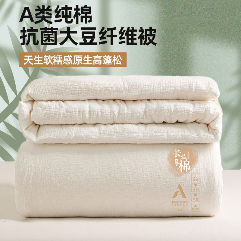 Class A washed long-staple cotton quilt soy fiber quilt core winter thickened quilt student dormitory single quilt core