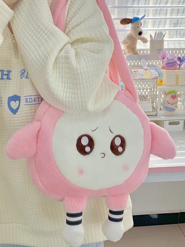 Autumn and winter large-capacity furry one-shoulder children's fun parent-child bag is popular this year with high-looking and cute girl doll bag