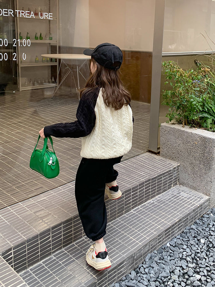 女童毛衣秋冬新款針織衫韓版洋氣女孩甜美時髦兒童內搭打底衫上衣