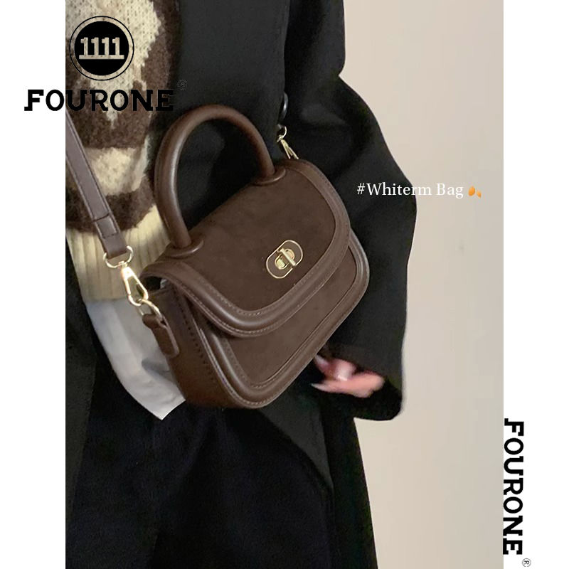 Retro handbag women's new Korean fashion small square bag high-end versatile shoulder crossbody bag