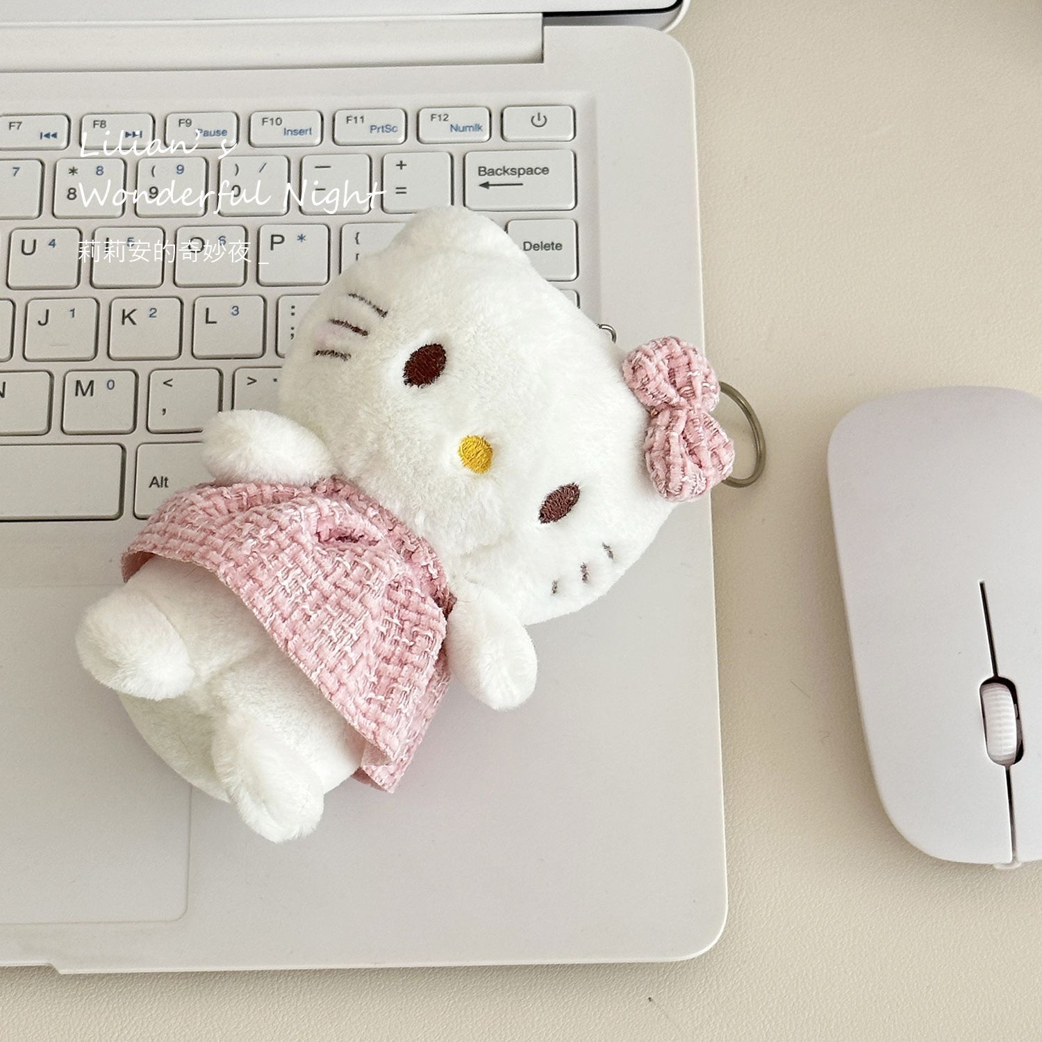 Lilian | Xiaoxiangfeng kitty keychain Japanese cartoon cute plush pendant student bag doll pendant