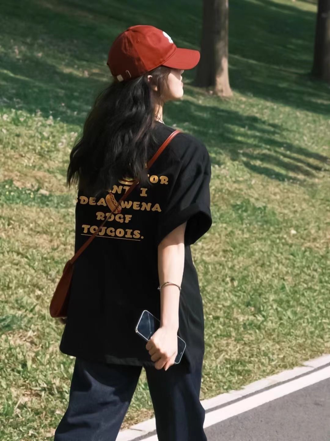 100%純棉情侶短袖t恤女夏季新款字母印花美式高街寬鬆半袖上衣潮