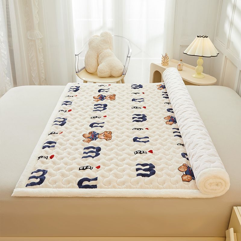 牛奶绒床垫软垫家用冬季加厚垫被褥子宿舍学生单人保暖毛毯床褥垫