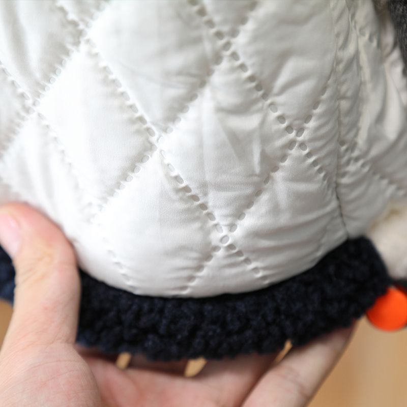 男童冬季加厚毛毛衣外套新款中国儿童洋气棉衣保暖宝宝冬装夹棉冬