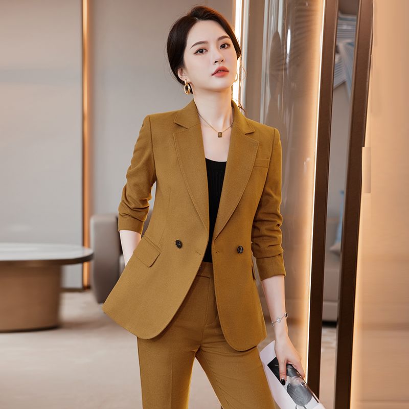 高級感氣質女神范職業西裝套裝秋冬2023新款氣質小個子穿搭一整套