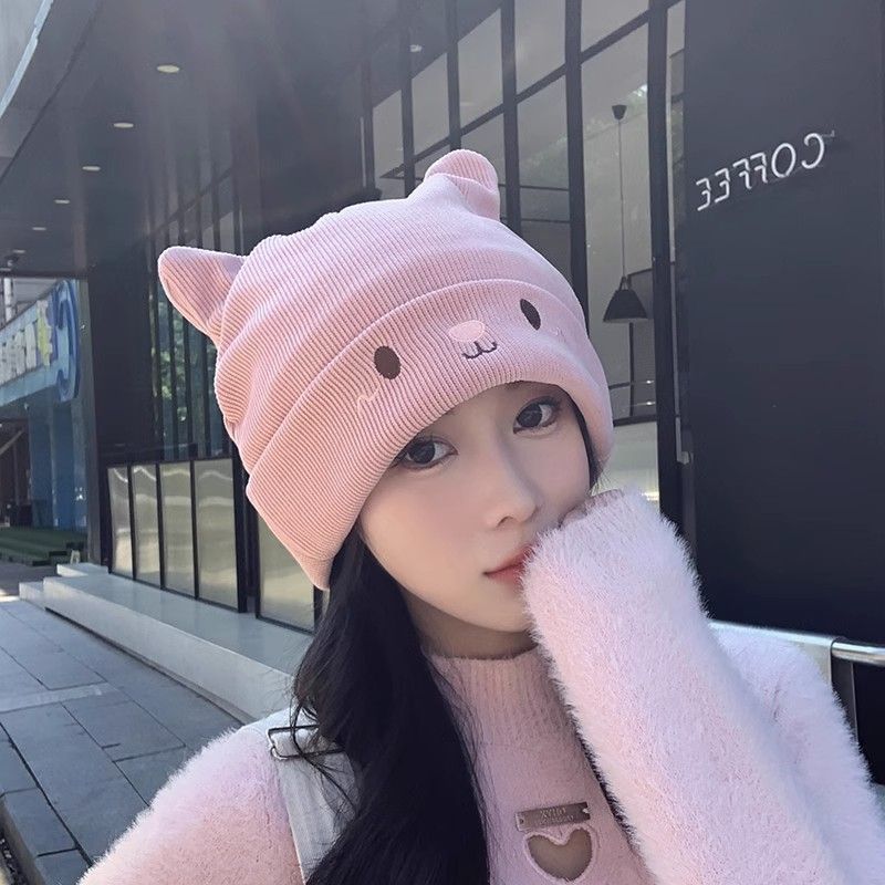 Warm confinement hat, postpartum spring and autumn hat, cute maternity hat for women, mother discharged from hospital, going out in winter, autumn and winter