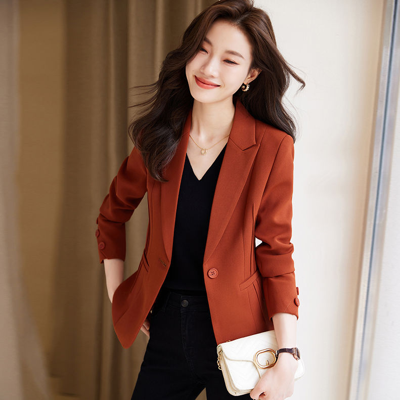小西裝外套女春秋2023新款小個子氣質短款西服設計感小眾顯瘦上衣