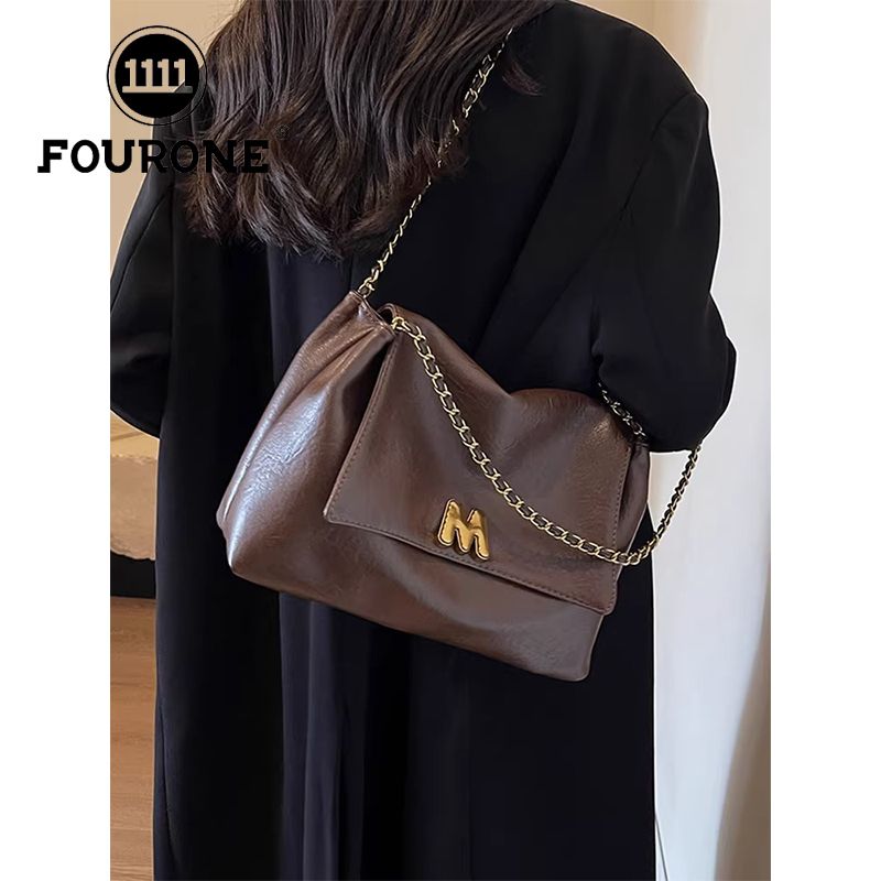 This year's popular bags for women new fashion large-capacity chain shoulder bag retro commuter tote bag