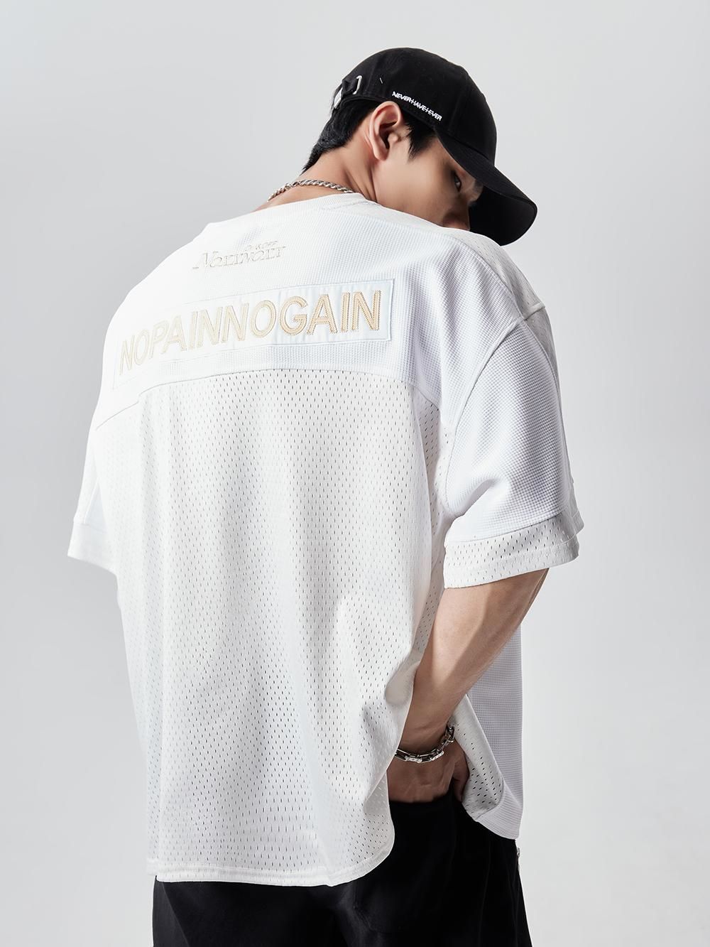 Abbigliamento da uomo American Sports T-shirt a maniche corte ad asciugatura rapida da uomo, estate, maglia larga, basket, fitness, allenamento, abbigliamento_voghion.com