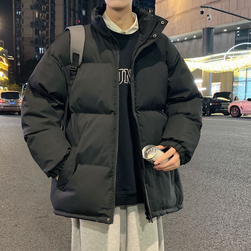 Klassisk vinter ny ungdom för män fritid multifunktionell, förtjockad, varm bomullsvadderad kappa, modemärkesbröd_voghion.com